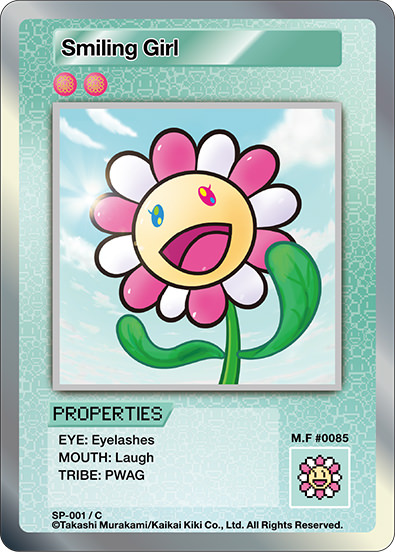 Murakami.Flowers Collectible Trading Card